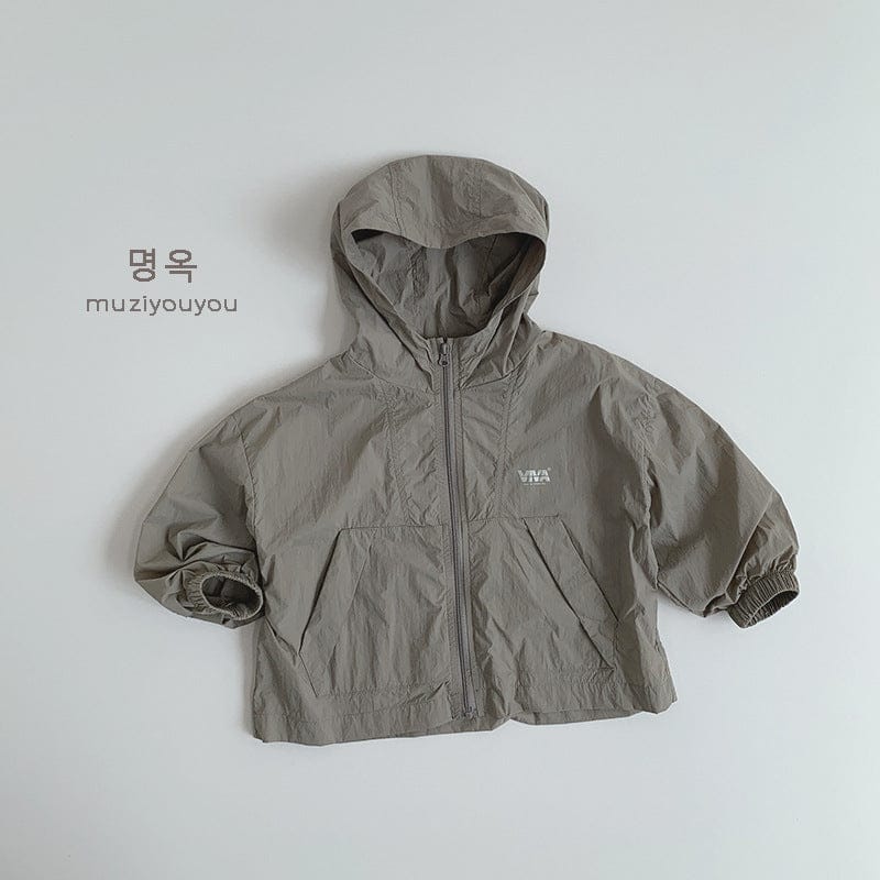 ショートコート・ジャケット・ジャンパー Gray Apricot / 80cm ジップアップパーカーライトウェイトジャケット【mh0009591】