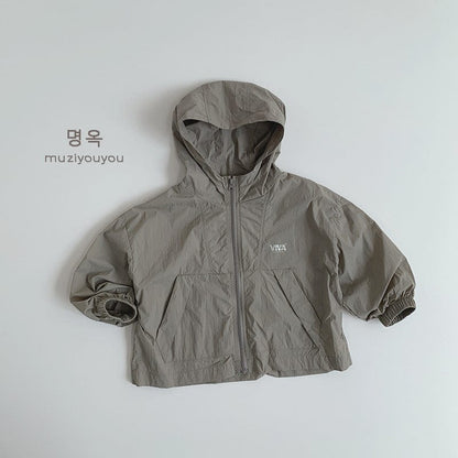 ショートコート・ジャケット・ジャンパー Gray Apricot / 80cm ジップアップパーカーライトウェイトジャケット【mh0009591】