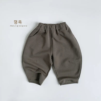 ロングパンツ・スウェットパンツ Green / 12M  80CM キッズパンツ シンプルルーズデイリーロングパンツ【mh0008858】