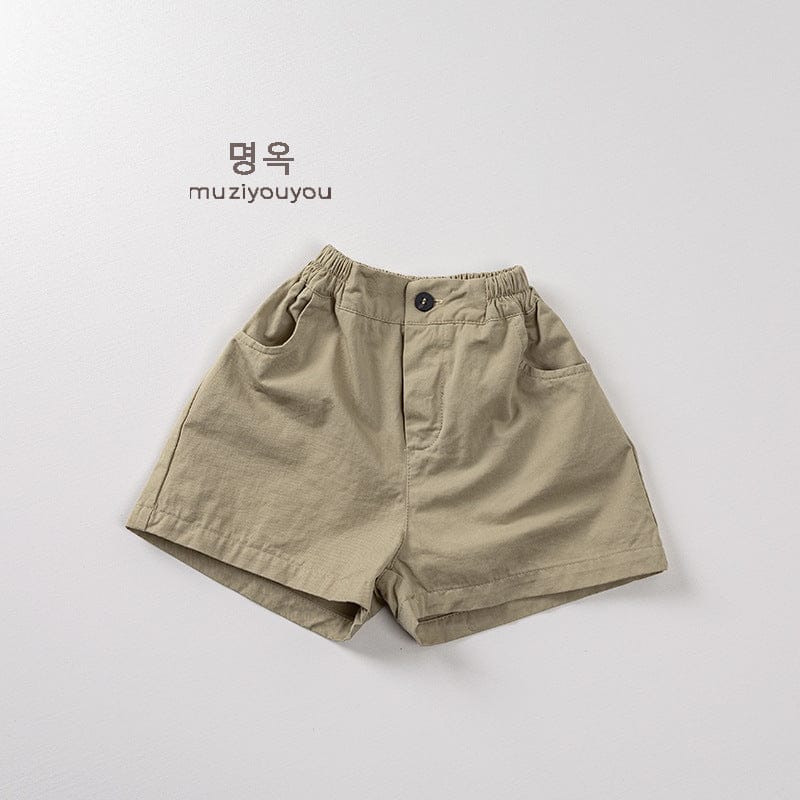 ハーフパンツ・ショートパンツ Khaki / 80cm シンプルデイリーショートパンツ【mh0009811】