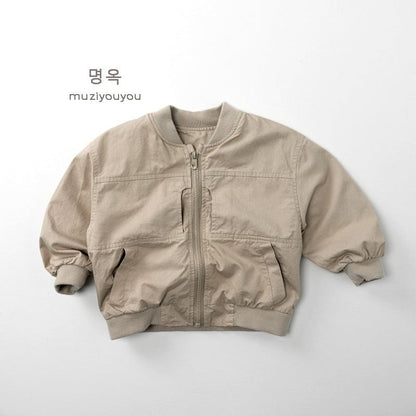 ショートコート・ジャケット・ジャンパー Khaki / 80cm シンプルミリタリーブルゾンジャケット【mh0010863】