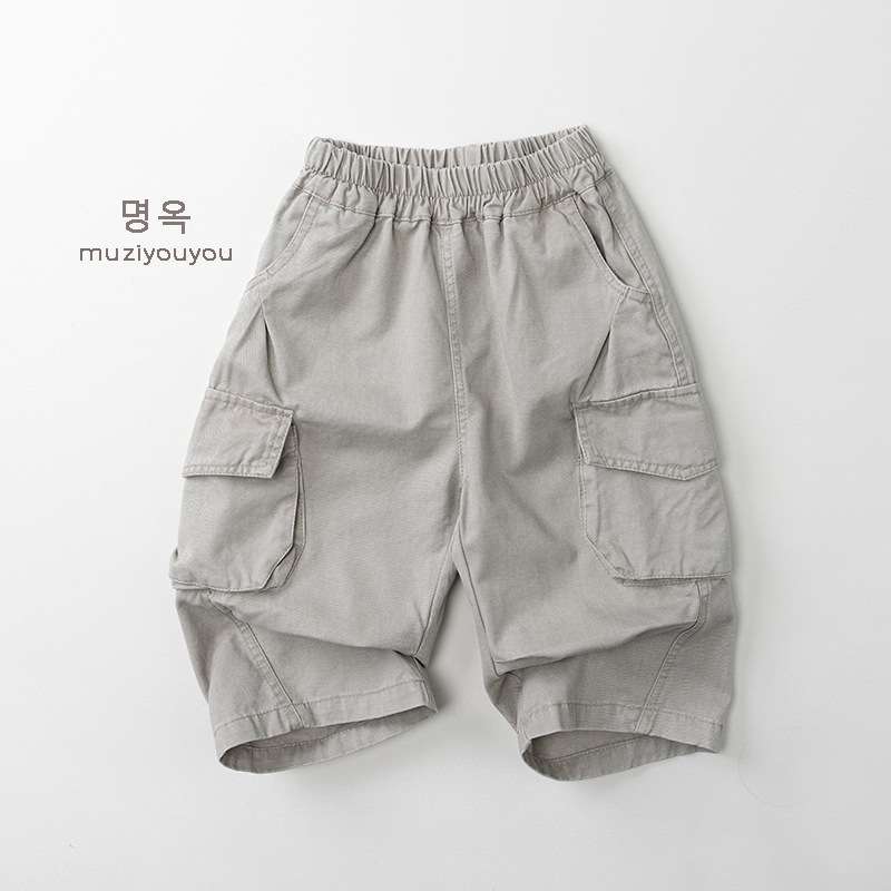 ロングパンツ・スウェットパンツ Light Gray / 80cm Casual Loose Cargo Pants カーゴパンツ【mh0012020】
