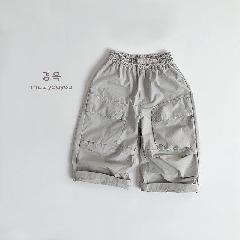 ロングパンツ・スウェットパンツ Light Gray / 80cm カジュアルルーズカーゴパンツ【mh0009588】