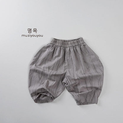 ロングパンツ・スウェットパンツ Light Gray / 80cm ストライプサマールーズイージーパンツ【mh0009808】