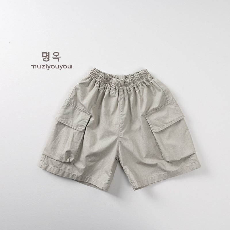 ハーフパンツ・ショートパンツ Light Gray / 80cm ビッグポケットルーズカーゴハーフパンツ【mh0009817】