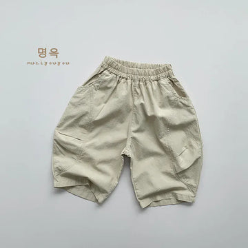 ロングパンツ・スウェットパンツ Light Khaki / 12M  80CM キッズパンツ 薄手 クロップドパンツ バナナパンツ 2カラー【mh0005522】
