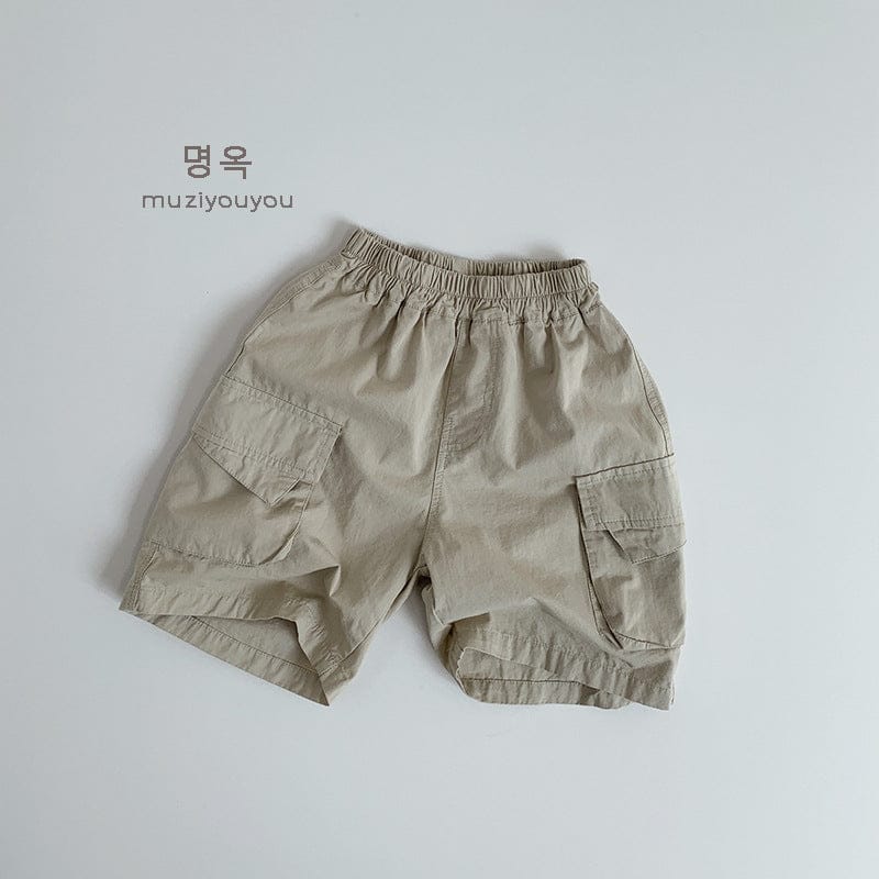 ハーフパンツ・ショートパンツ Light Khaki / 80cm カーゴポケットショートパンツ【mh0009578】