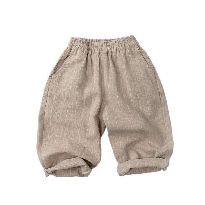 ロングパンツ・スウェットパンツ Linen Cotton Vertical Stripe Slacks リネンコットン ストライプパンツ【mh0012010】