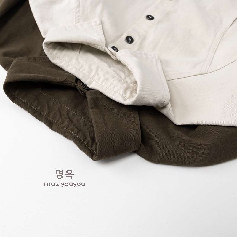 長袖シャツ・ブラウス Long Sleeve Minimalist Shirt 長袖シャツ【mh0012015】