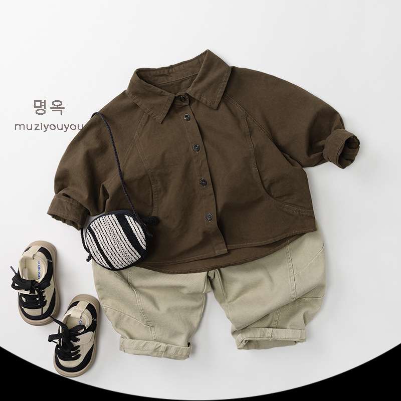 長袖シャツ・ブラウス Long Sleeve Minimalist Shirt 長袖シャツ【mh0012015】