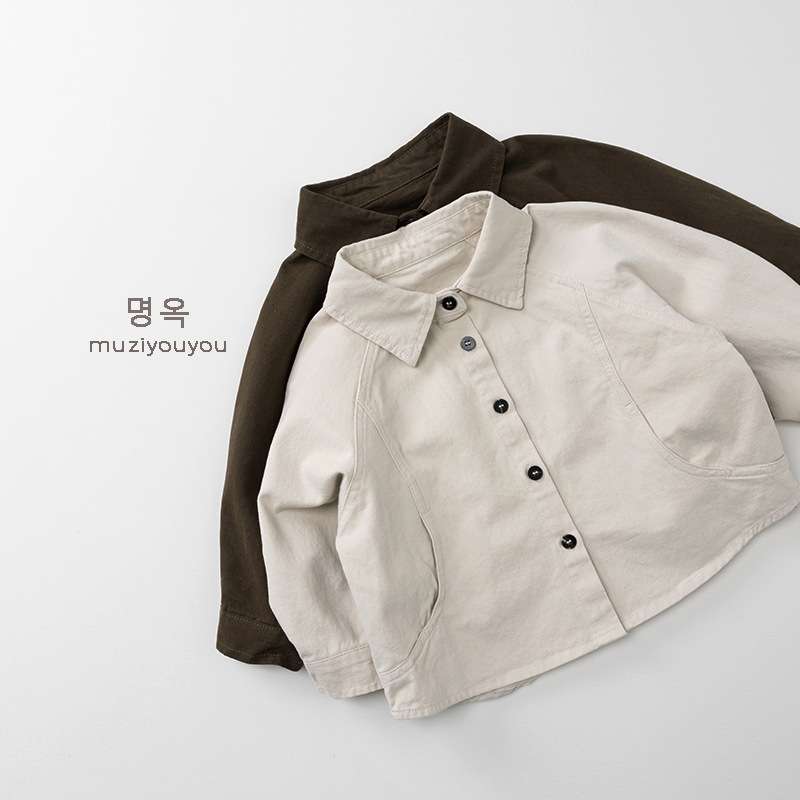 長袖シャツ・ブラウス Long Sleeve Minimalist Shirt 長袖シャツ【mh0012015】