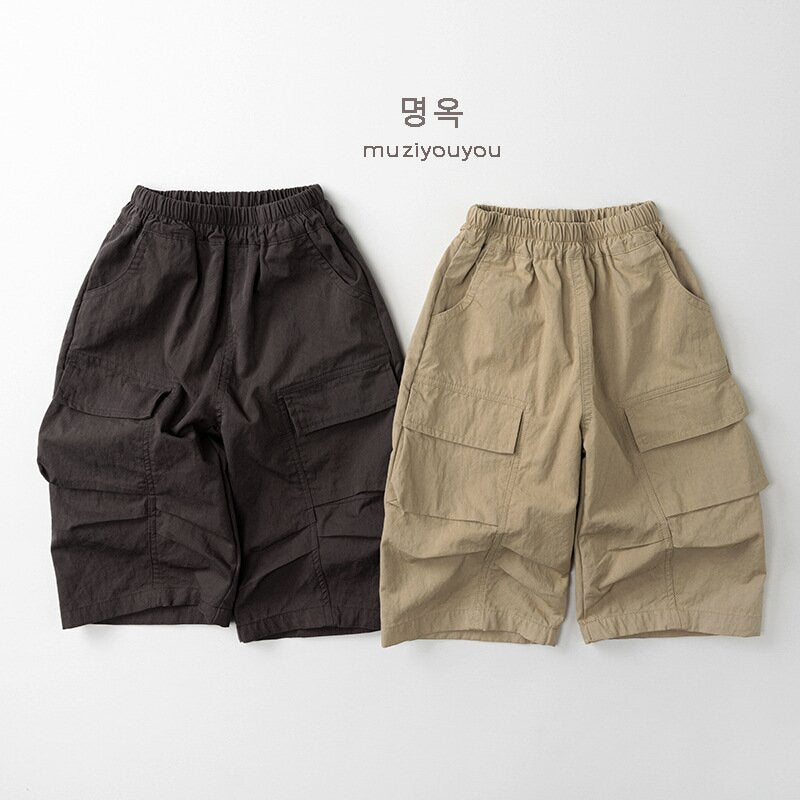ロングパンツ・スウェットパンツ Loose Thin Versatile Cargo Pants カーゴパンツ【mh0012033】