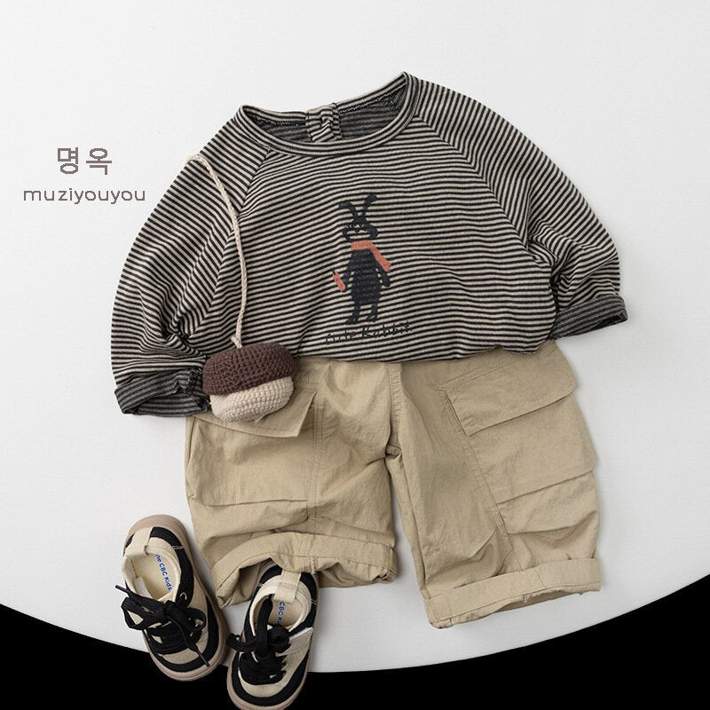 ロングパンツ・スウェットパンツ Loose Thin Versatile Cargo Pants カーゴパンツ【mh0012033】