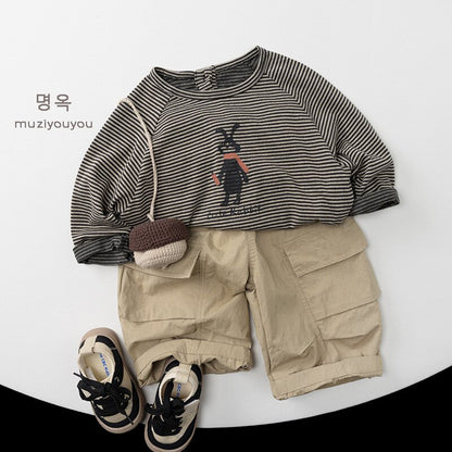 ロングパンツ・スウェットパンツ Loose Thin Versatile Cargo Pants カーゴパンツ【mh0012033】