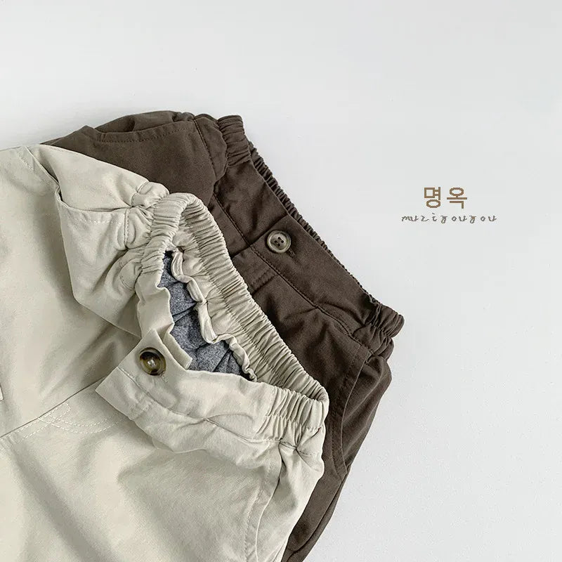 ロングパンツ・スウェットパンツ キッズパンツ ポケットカーゴパデッド防寒ロングパンツ【mh0008103】