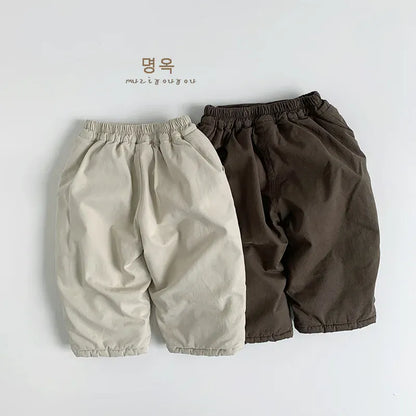 ロングパンツ・スウェットパンツ キッズパンツ ポケットカーゴパデッド防寒ロングパンツ【mh0008103】