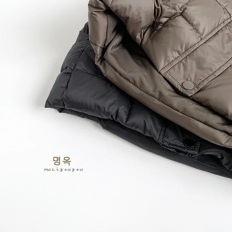 ベスト キッズベスト キルティングスタンドカラーアウターベスト【mh0008104】