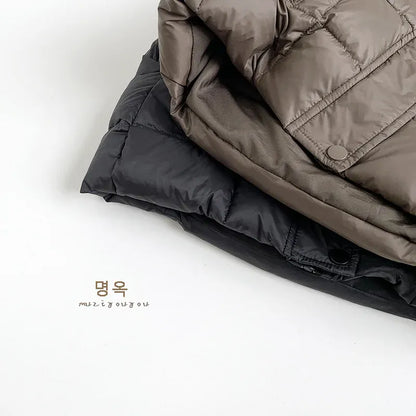 ベスト キッズベスト キルティングスタンドカラーアウターベスト【mh0008104】