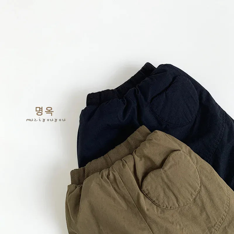 ロングパンツ・スウェットパンツ キッズパンツ パデッド防寒ロングジョガーパンツ【mh0008166】