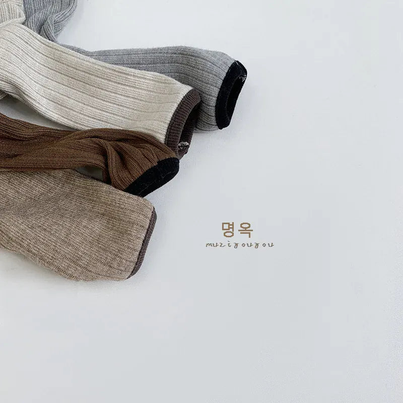 ニット・セーター キッズトップス ボトルネックリブニット長袖セーター【mh0008170】