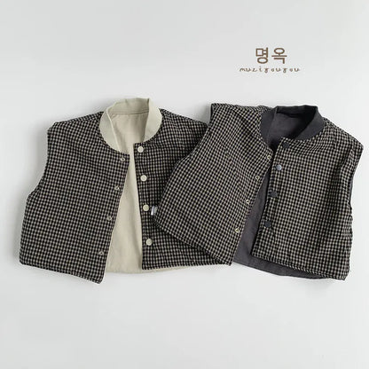ベスト キッズベスト シンプルパデッドアウターベスト【mh0008389】