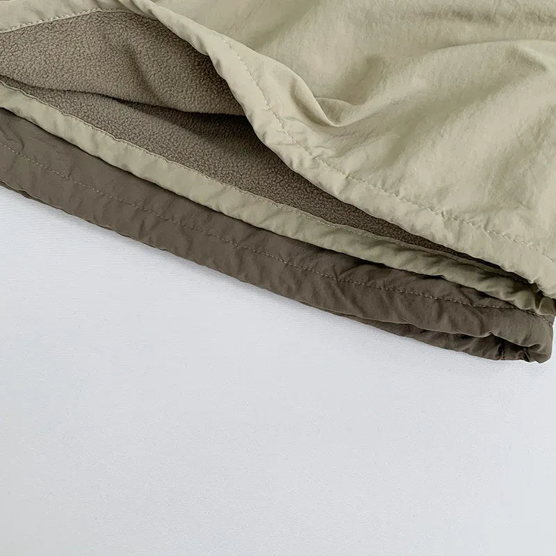 トレーナー・フーディ キッズトップス ハーフジップスタンドカラー長袖プルオーバー【mh0008390】