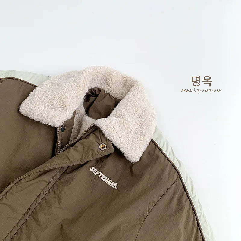 ショートコート・ジャケット・ジャンパー キッズアウター 裏ボアフリースジャケットコート【mh0008392】