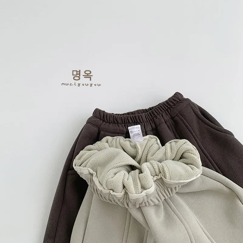 ロングパンツ・スウェットパンツ キッズパンツ 裏フリースパッチワークロングスウェットパンツ【mh0008396】