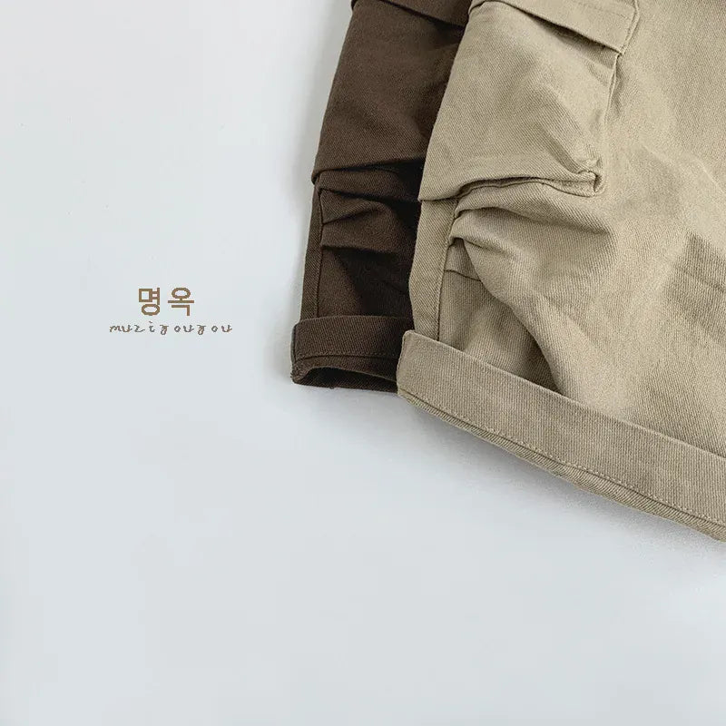 ロングパンツ・スウェットパンツ キッズパンツ ビッグポケットロングルーズワイドパンツ【mh0008855】