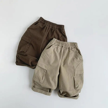 ロングパンツ・スウェットパンツ キッズパンツ ビッグポケットロングルーズワイドパンツ【mh0008855】