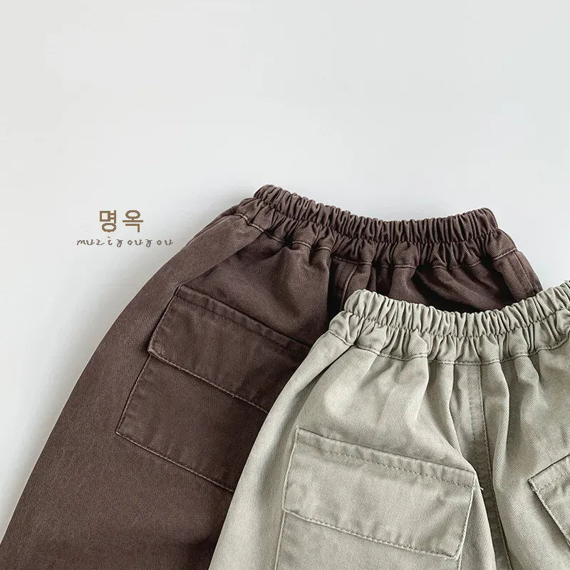 ロングパンツ・スウェットパンツ キッズパンツ 切り替えロングルーズパンツ【mh0008856】