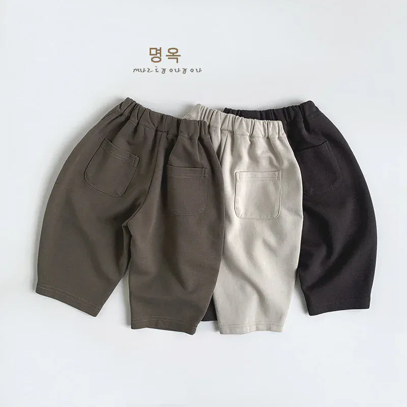 ロングパンツ・スウェットパンツ キッズパンツ シンプルルーズデイリーロングパンツ【mh0008858】