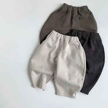 ロングパンツ・スウェットパンツ キッズパンツ シンプルルーズデイリーロングパンツ【mh0008858】