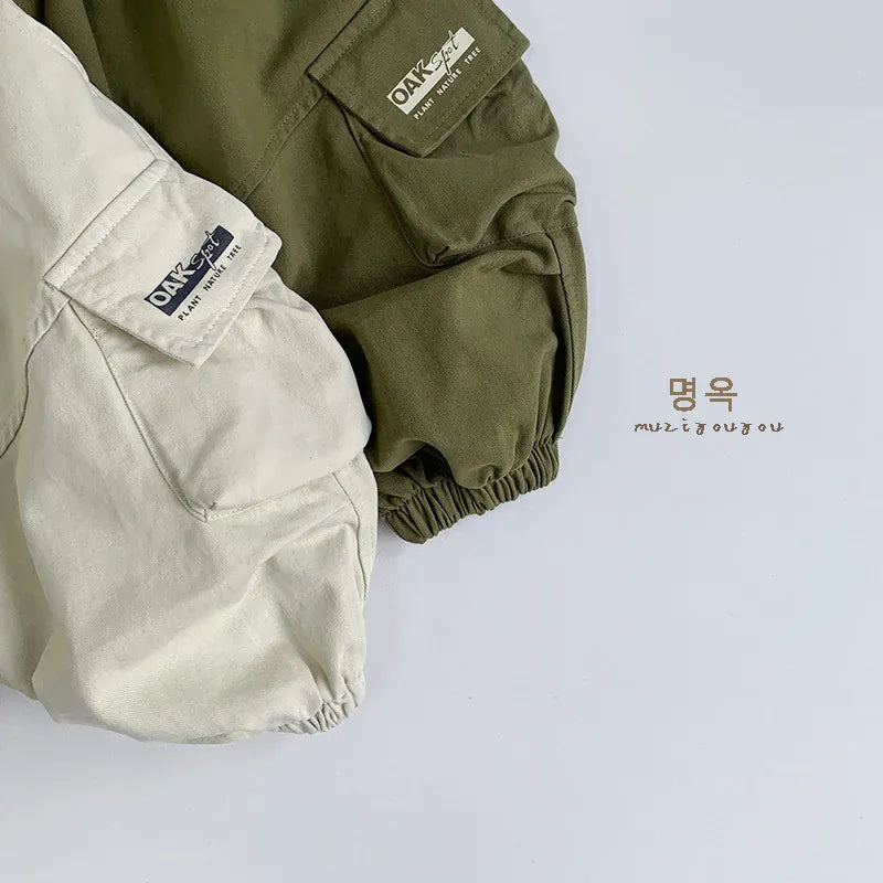 ロングパンツ・スウェットパンツ キッズパンツ ミリタリーカーゴロングパンツ【mh0008859】