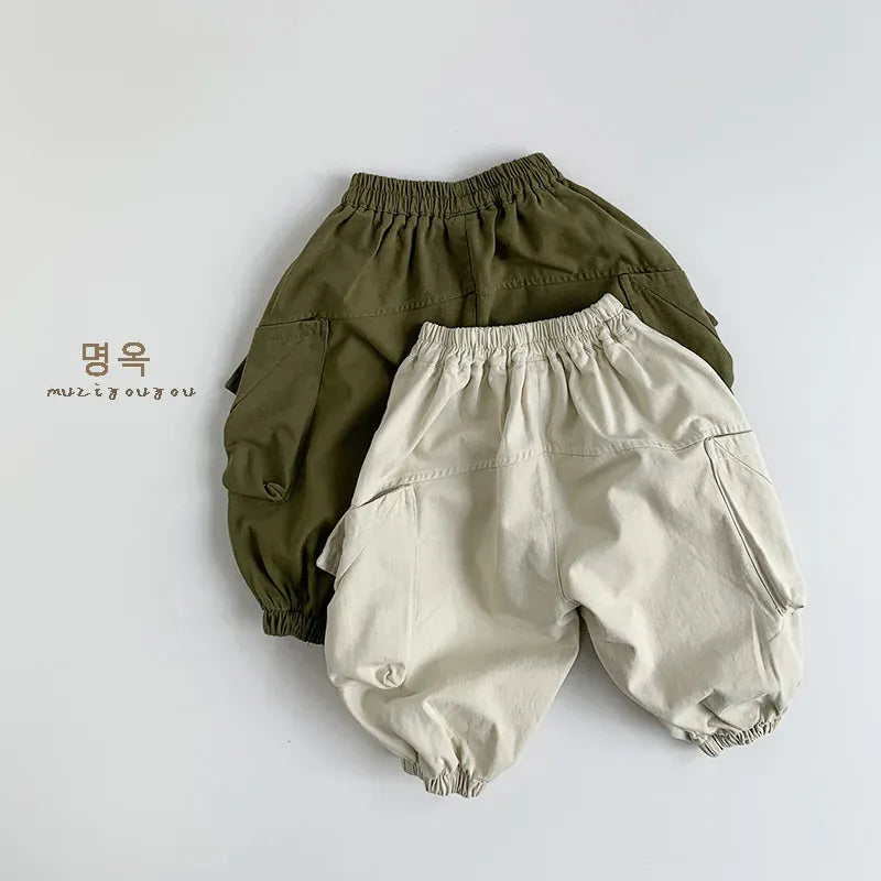 ロングパンツ・スウェットパンツ キッズパンツ ミリタリーカーゴロングパンツ【mh0008859】