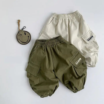 ロングパンツ・スウェットパンツ キッズパンツ ミリタリーカーゴロングパンツ【mh0008859】