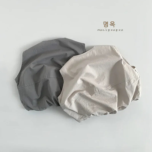 ベスト キッズベスト シンプル前あきルーズベスト【mh0008861】