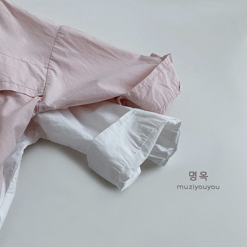 長袖シャツ・ブラウス 薄手フラップポケット長袖シャツ【mh0009575】