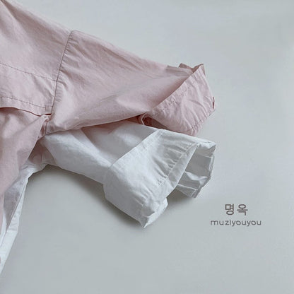 長袖シャツ・ブラウス 薄手フラップポケット長袖シャツ【mh0009575】