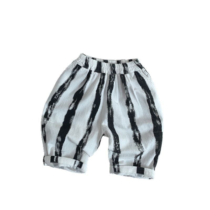 ロングパンツ・スウェットパンツ ストライプクロップドパンツ【mh0009583】