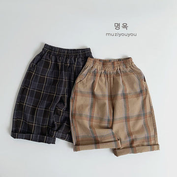 ロングパンツ・スウェットパンツ レトロチェックルーズパンツ【mh0009585】