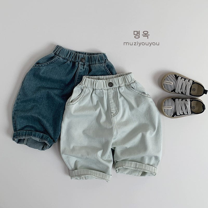 デニムパンツ ルーズワイドレッグ薄手デニムパンツジーンズ【mh0009587】