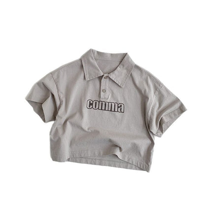 半袖シャツ・ブラウス プリント半袖ポロシャツ【mh0009589】