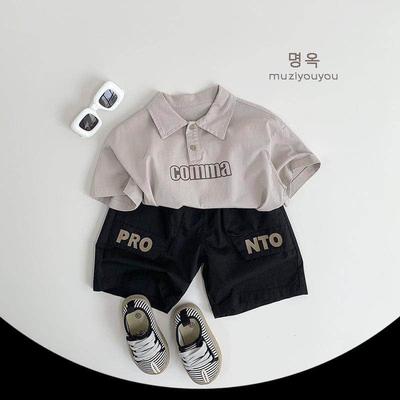 半袖シャツ・ブラウス プリント半袖ポロシャツ【mh0009589】