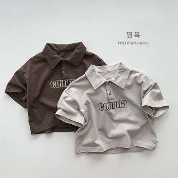 半袖シャツ・ブラウス プリント半袖ポロシャツ【mh0009589】