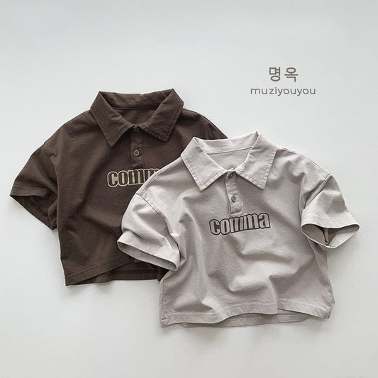 半袖シャツ・ブラウス プリント半袖ポロシャツ【mh0009589】