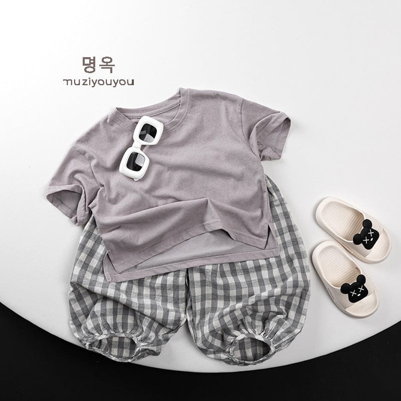 ロングパンツ・スウェットパンツ チェッククロップドバルーンイージーパンツ【mh0009799】