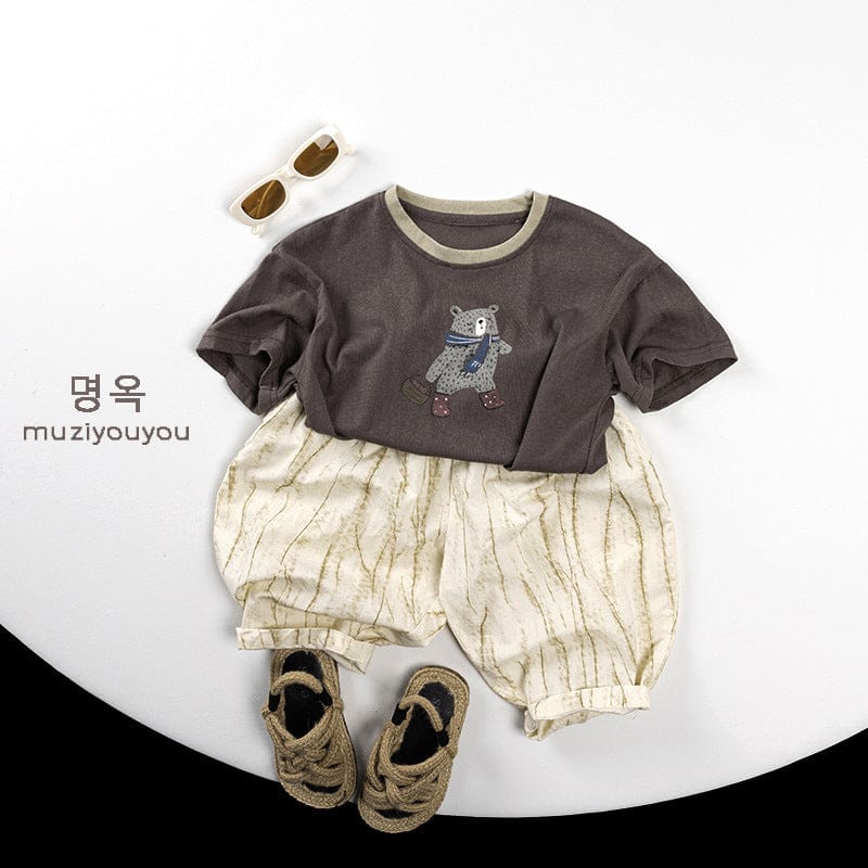 ロングパンツ・スウェットパンツ ストライプサマールーズイージーパンツ【mh0009808】