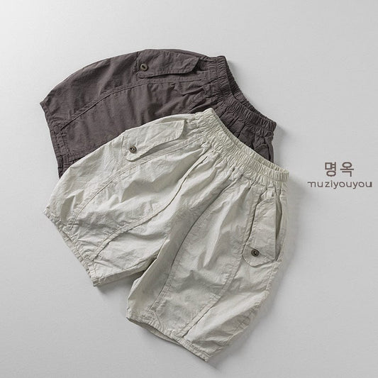 ハーフパンツ・ショートパンツ フラップポケットハーフサファリパンツ【mh0009810】