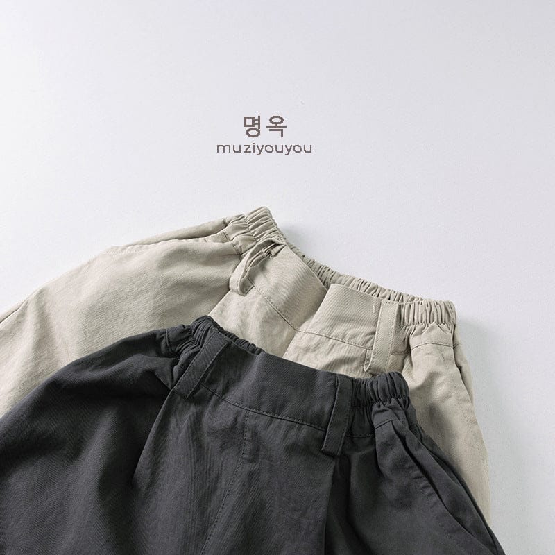 ハーフパンツ・ショートパンツ シンプルコットンワイドハーフパンツ【mh0009813】